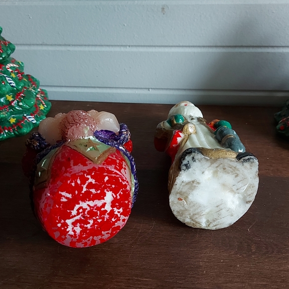 Two vintage Santa candles - Picture 5 of 15